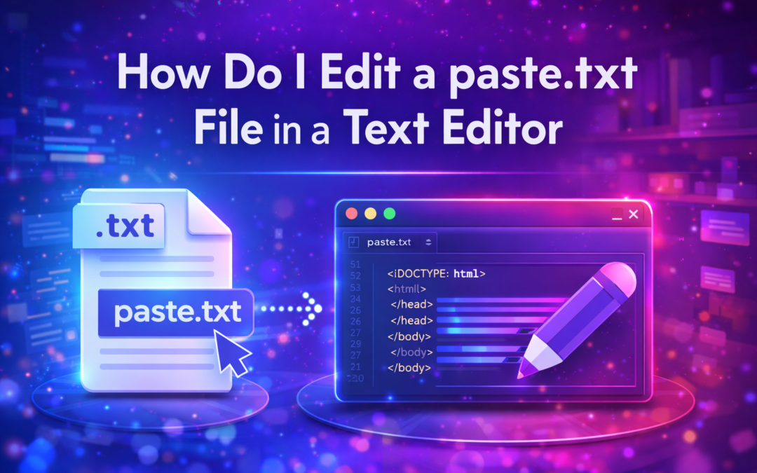how do i edit a paste.txt file in a text editor