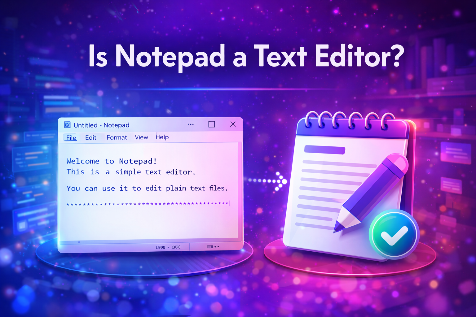 Is Notepad a Text Editor? - Online Text Editor