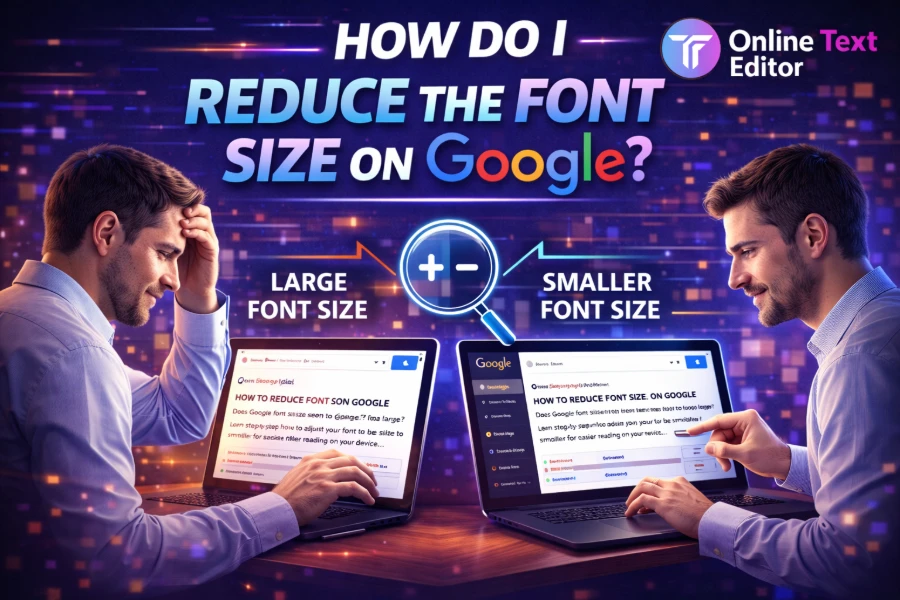 How Do I Reduce The Font Size On Google Easily