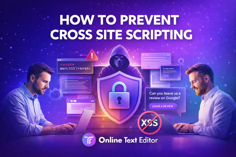 how to prevent cross site scripting